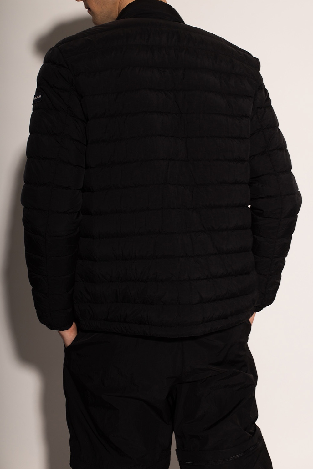 Quilted down jacket with logo Woolrich